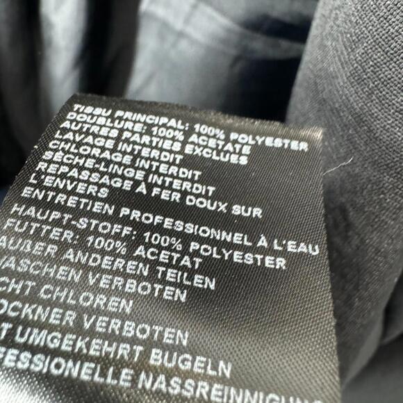 ba & sh Bash Womens XS Black Blazer Textured One Button Fits Larger EUC - Picture 11 of 11